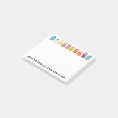 Rij van de eigenaar post-it® notes (Schuin)