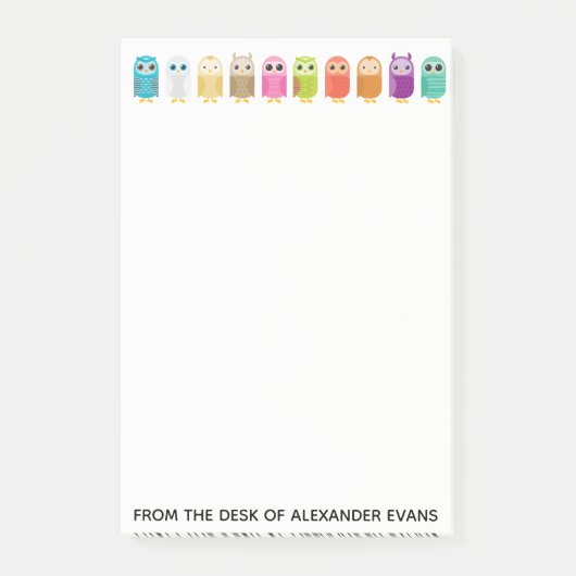 Rij van de eigenaar post-it® notes (Voorkant)