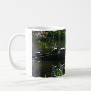 Rij van de groene Natuur van Turtles Foto Koffiemok