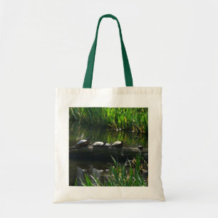 Rij van de groene Natuur van Turtles Foto Tote Bag