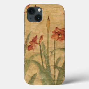 Rij van Red Amaryllis iPhone 13 Hoesje