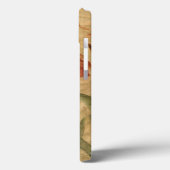 Rij van Red Amaryllis Case-Mate iPhone Case (Achterkant / Links)