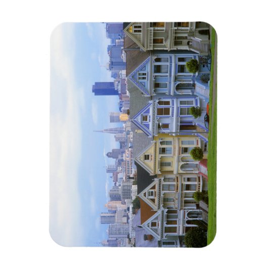 Rij van Victoriaans huizen Magneet (Verticaal)