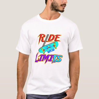 Rij Voorbij Grenzen, Skateboarding Grafische T-Shi T-shirt