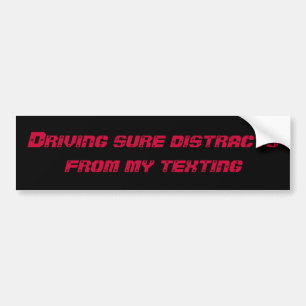 Rijafstand Bumpersticker