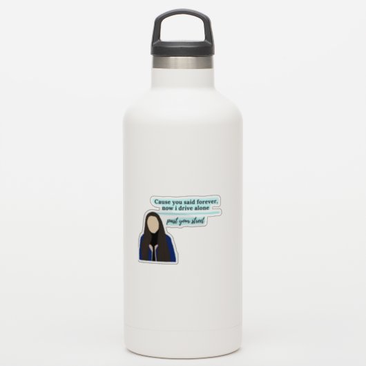 Rijbewijs door Olivia Rodrigo sticker (Waterfles)