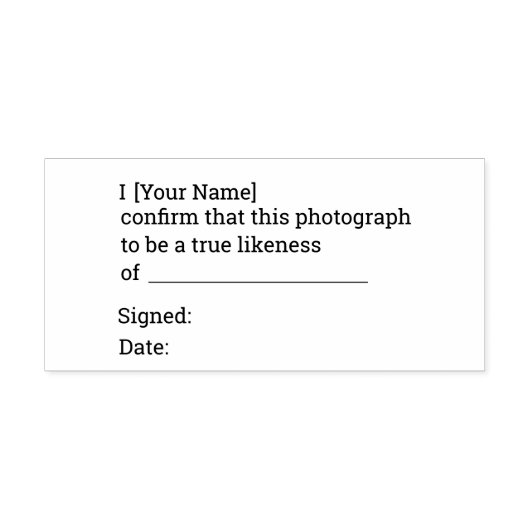 Rijbewijs Foto Certificaat Stempel (Design)