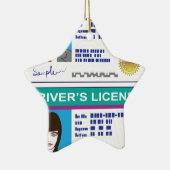 Rijbewijs Keramisch Ornament (Rechts)