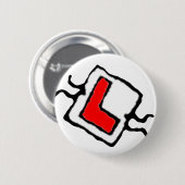 Rijbewijs Ronde Button 5,7 Cm (Voorkant /achterkant)