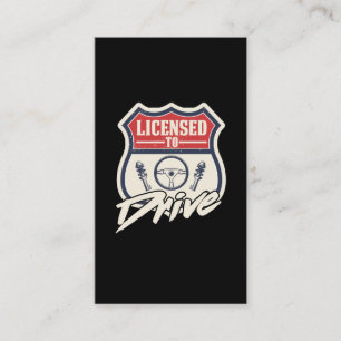 Rijbewijsexamen geslaagd voor nieuwe driver visitekaartje