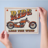 Rijd als de wind flyer (Hand)