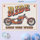 Rijd als de wind flyer (Enkel)