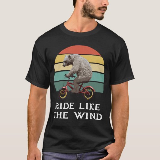 Rijd als de wind t-shirt (Voorkant)
