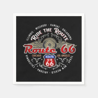 RIJD DE ROUTE US ROUTE 66 FIETSER MOTORFIETSPAPIER
