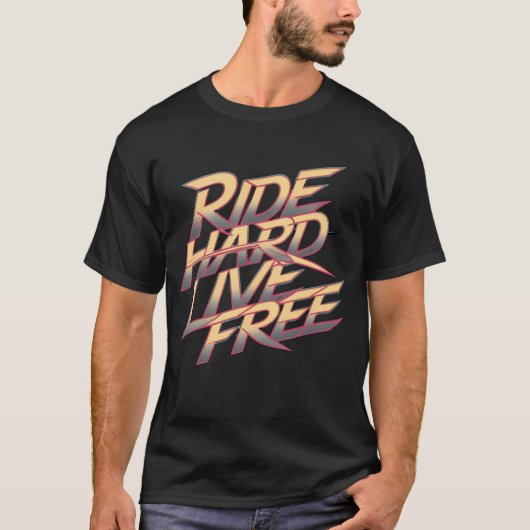 Rijd hard live gratis t-shirt (Voorkant)