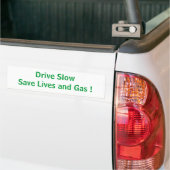 Rijd Langzaam Bumpersticker (Op Truck)