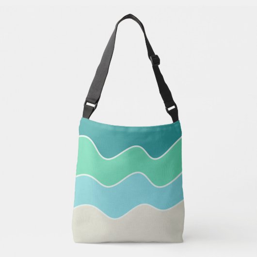Rijd met de Waves Cross-Body Tas (Voorkant)