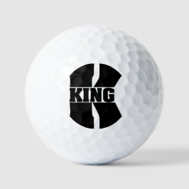 "Rijd naar perfectie met onze King golfbal." Golfballen
