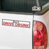 Rijd niet Drink Bumpersticker (Op Truck)