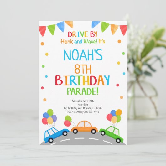 Rijd op uitnodiging, uitnodiging (Staand voorkant)