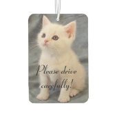 Rijd voorzichtig Kitten Luchtverfrisser (Achterkant)