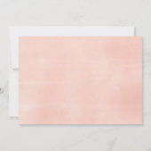 Rijden door baby shower roze gouden bordeauxrode b kaart (Achterkant)