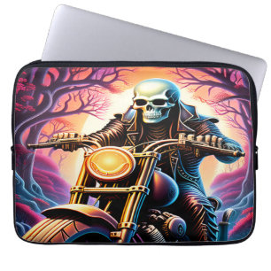 Rijden door de verwevende takken laptop sleeve