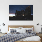 Rijden door Midtown Atlanta - Canvas Print (Insitu (Slaapkamer))