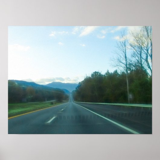 Rijden door Westerne North Carolina Poster (Voorkant)