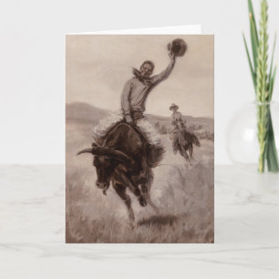 Rijden met een stier Elling William Gollings Kaart