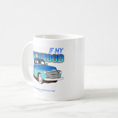 Rijden met opa koffiemok (Voorkant links)