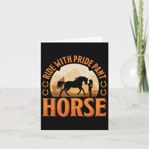 rijden met Pride Pant Horse Kaart
