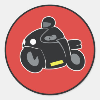 Rijden met ronde sticker