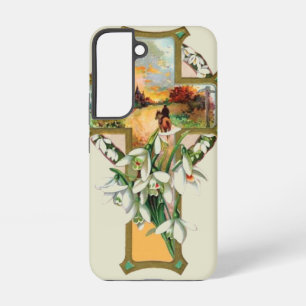 Rijden naar huis bij zonsondergang samsung galaxy hoesje