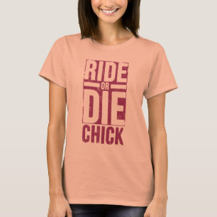 rijden of die chick t-shirt