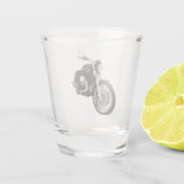 Rijden of schieten shot glas (Achterkant)