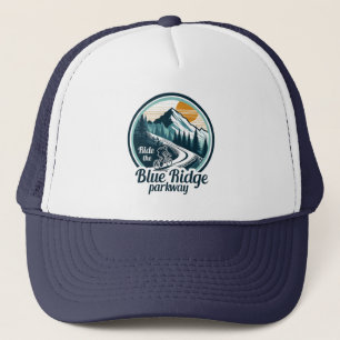 Rijden op de Blue Ridge Parkway Fietsen Trucker Pet