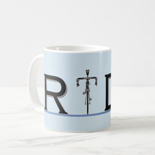 Rijden op de Planet Mok (Voorkant links)