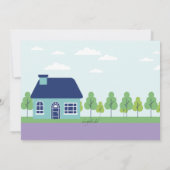 Rijden op uitnodiging voor verjaardagsparade (Achterkant)