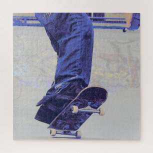 Rijden op wielen - Skateboarder Legpuzzel
