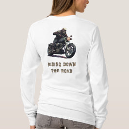 Rijden over de weg t-shirt
