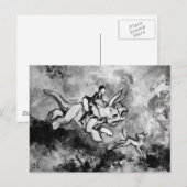Rijdend Engels Briefkaart (Voorkant / Achterkant)