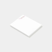 Rijdend meisje post-it® notes (Schuin)
