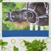 rijdend rijtuig theedoek (Gevouwen)