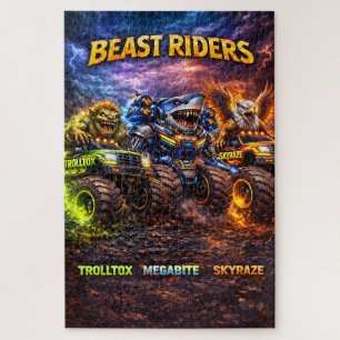 Rijders monster trucks de ultieme 1014 delige prem legpuzzel