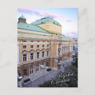 Rijeka, Croatie carte postale vue ville