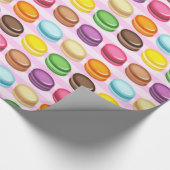 Rijen Macarons Cadeaupapier (Hoek)
