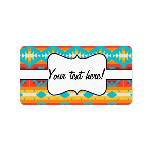 Rijen met stamvormen etiket (Voorkant)