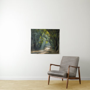 Rijen van Bamboe Wandkleed