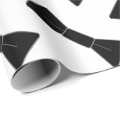 Rijen van Bow Stropdassen Cadeaupapier (Rol Hoek)